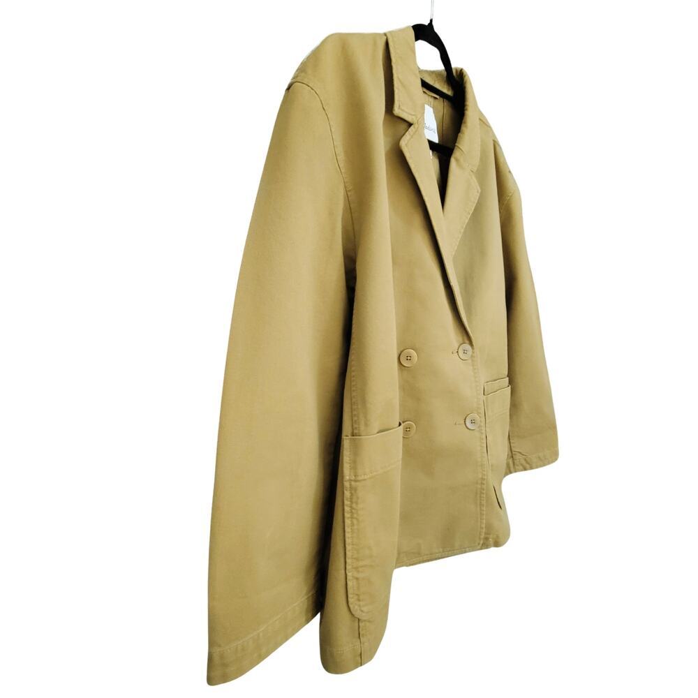 MADEWELL Crossover Blazer (Re)generative Chino Dark Khaki Womens XL Minimalist - Picture 10 of 14